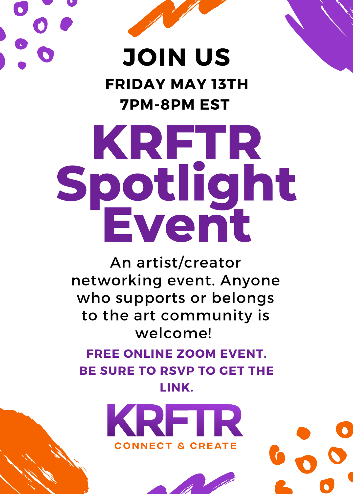 KRFTR Spotlight Event – An Online Art Networking Event